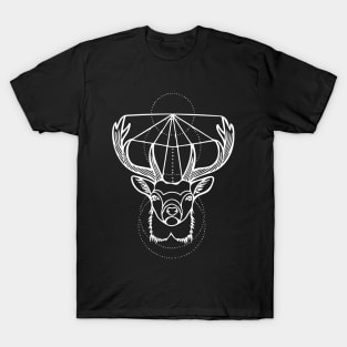 Stag in White T-Shirt